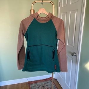 melanzana micro grid hoodie size small